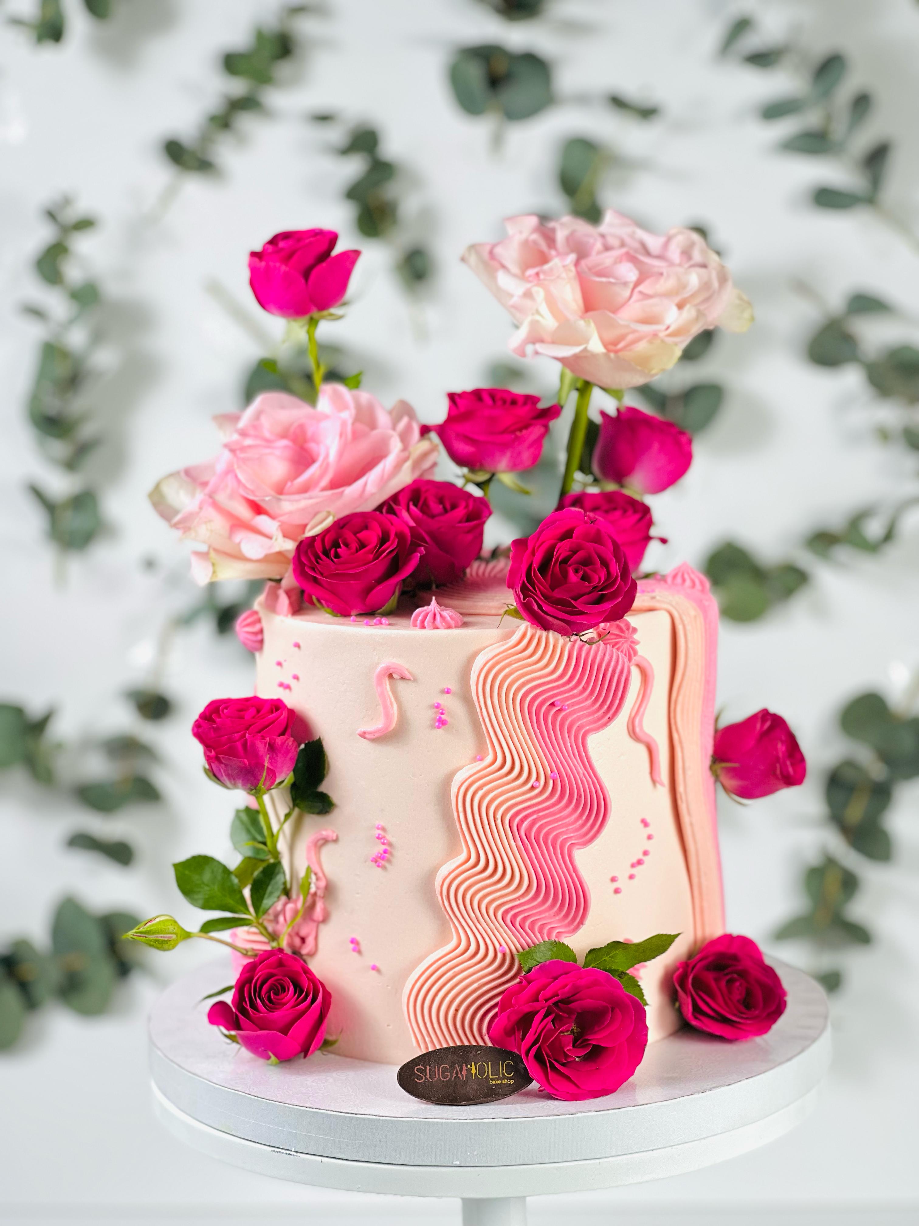 Oh-so Pretty Floral Buttercream Cake