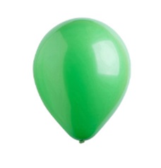 Festive Green Standard Latex Balloons