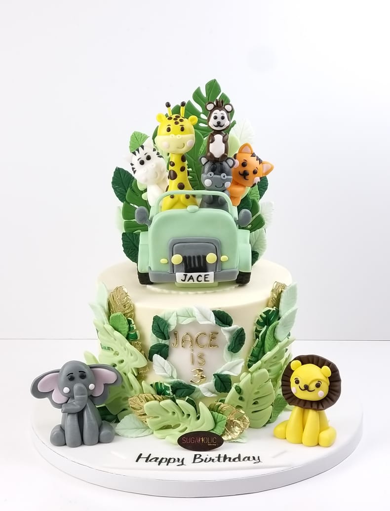 Jungle Buttercream Cake