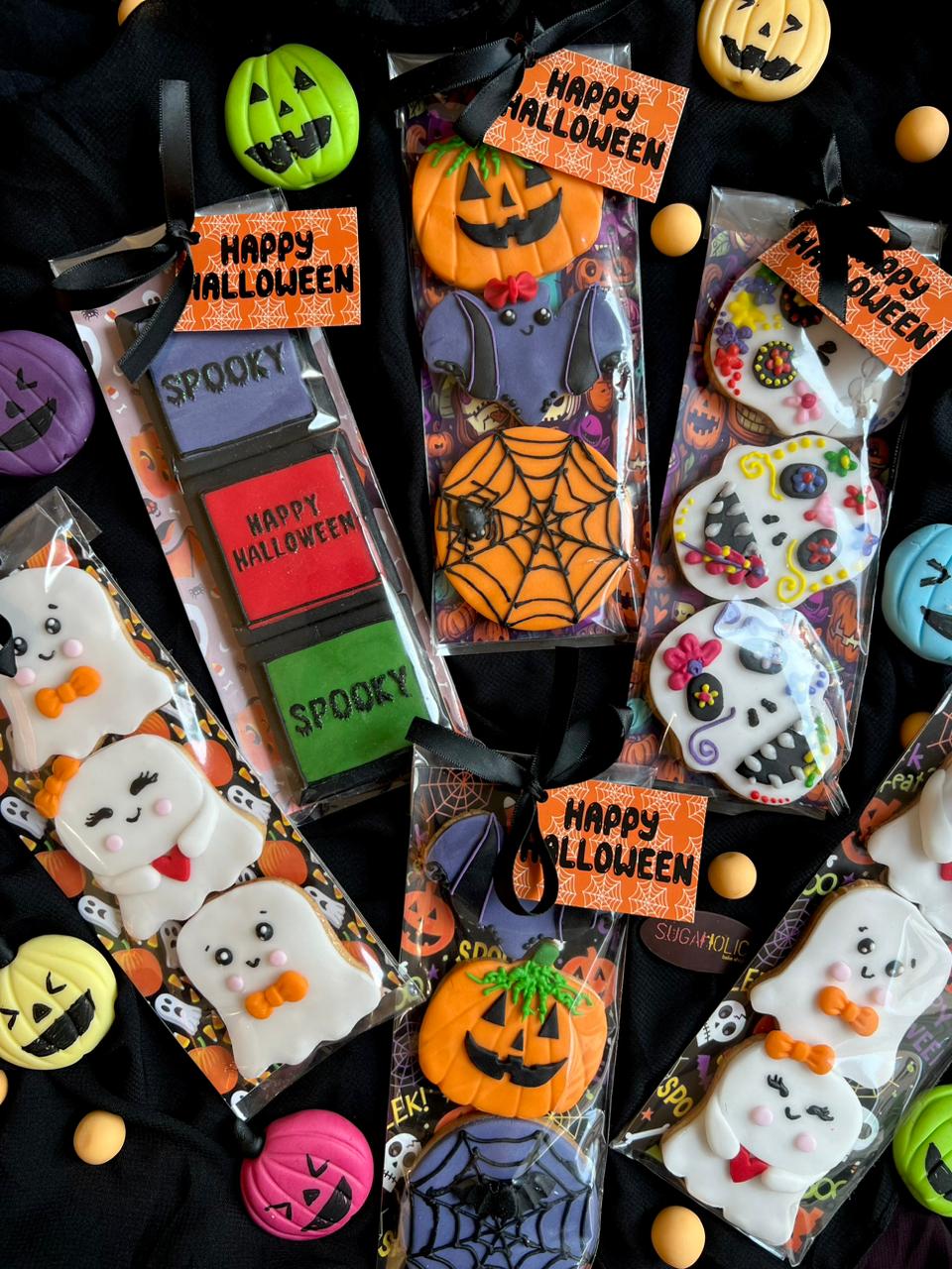 Halloween Cookie Pockets ( each set of 3 ) 