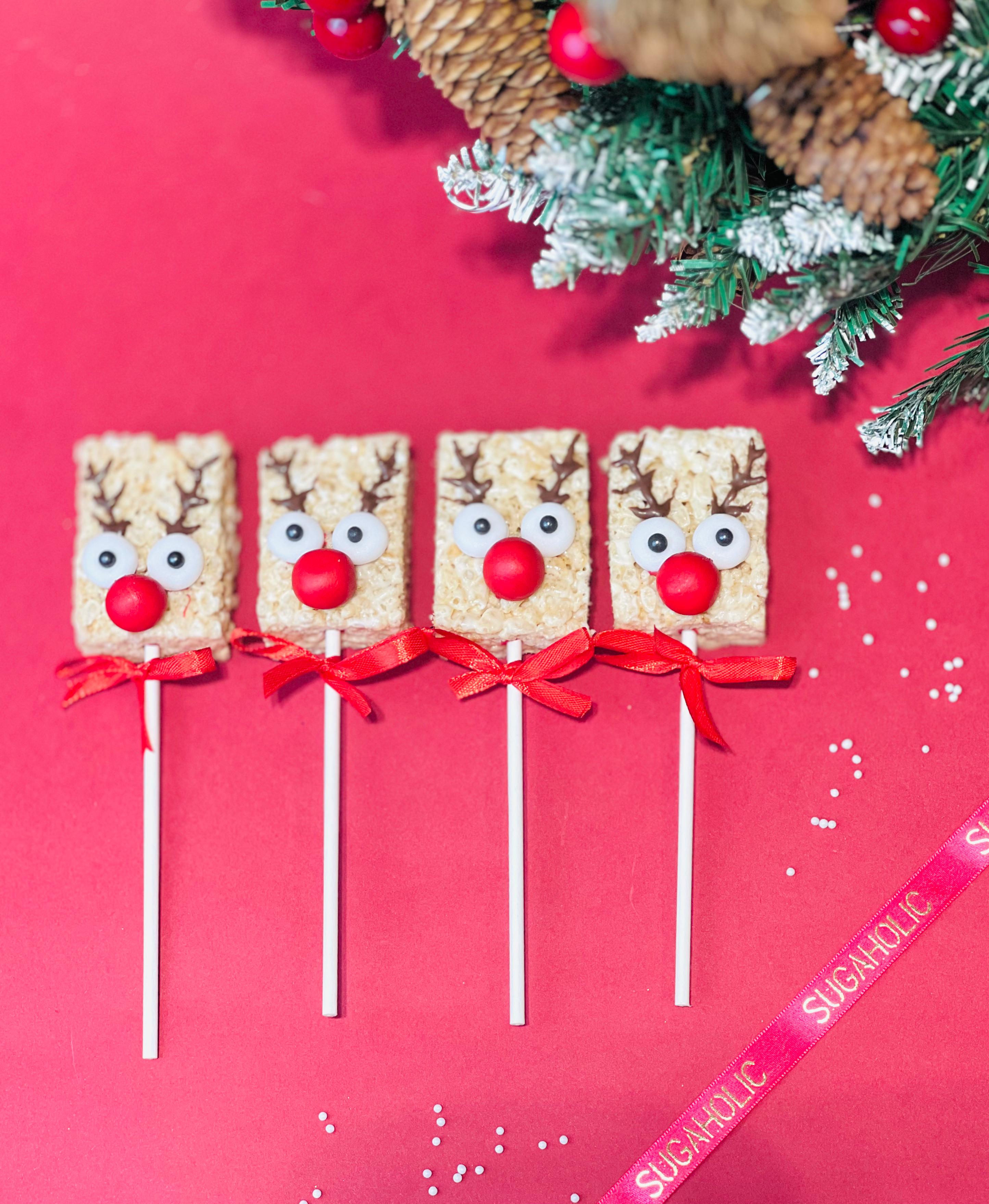 Raindeer Face Rice Krispies ( Per piece)