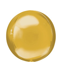 Orbz Gold Balloon with one Tassle 