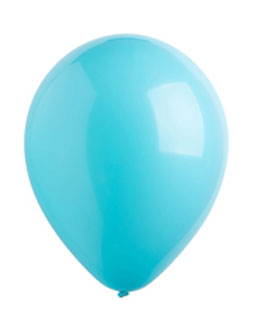 Caribbean Blue Fashion Latex Balloons