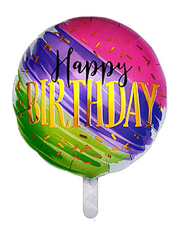 Happy Birthday Paint Balloon