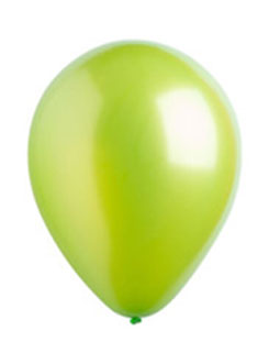 Kiwi Metallic Latex Balloons