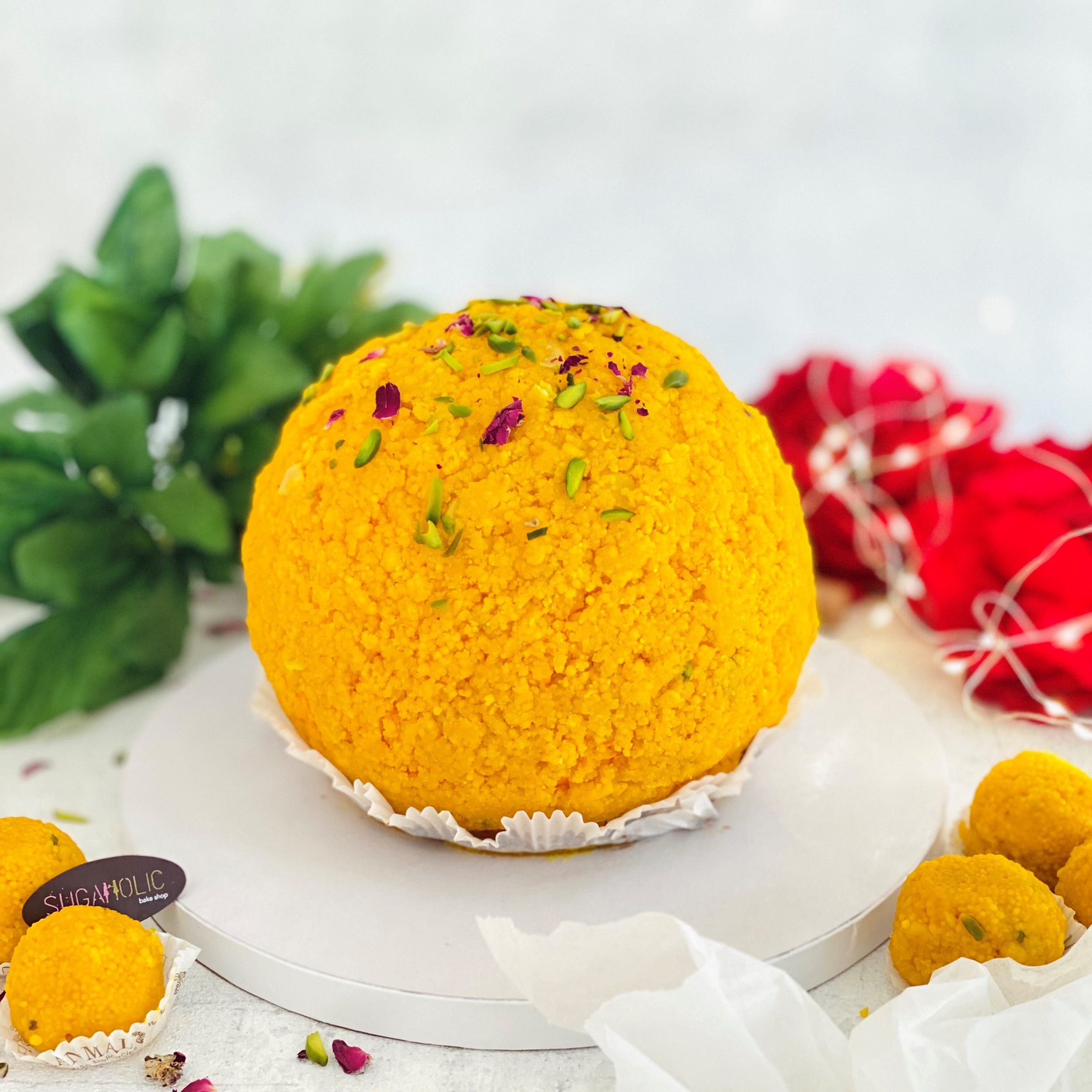 Motichoor Laddoo Cake 