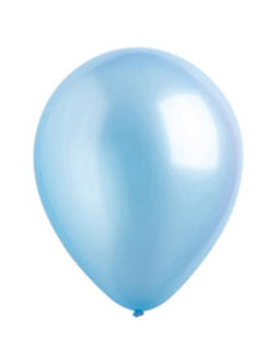 Pastel Blue Pearlized Latex Balloons