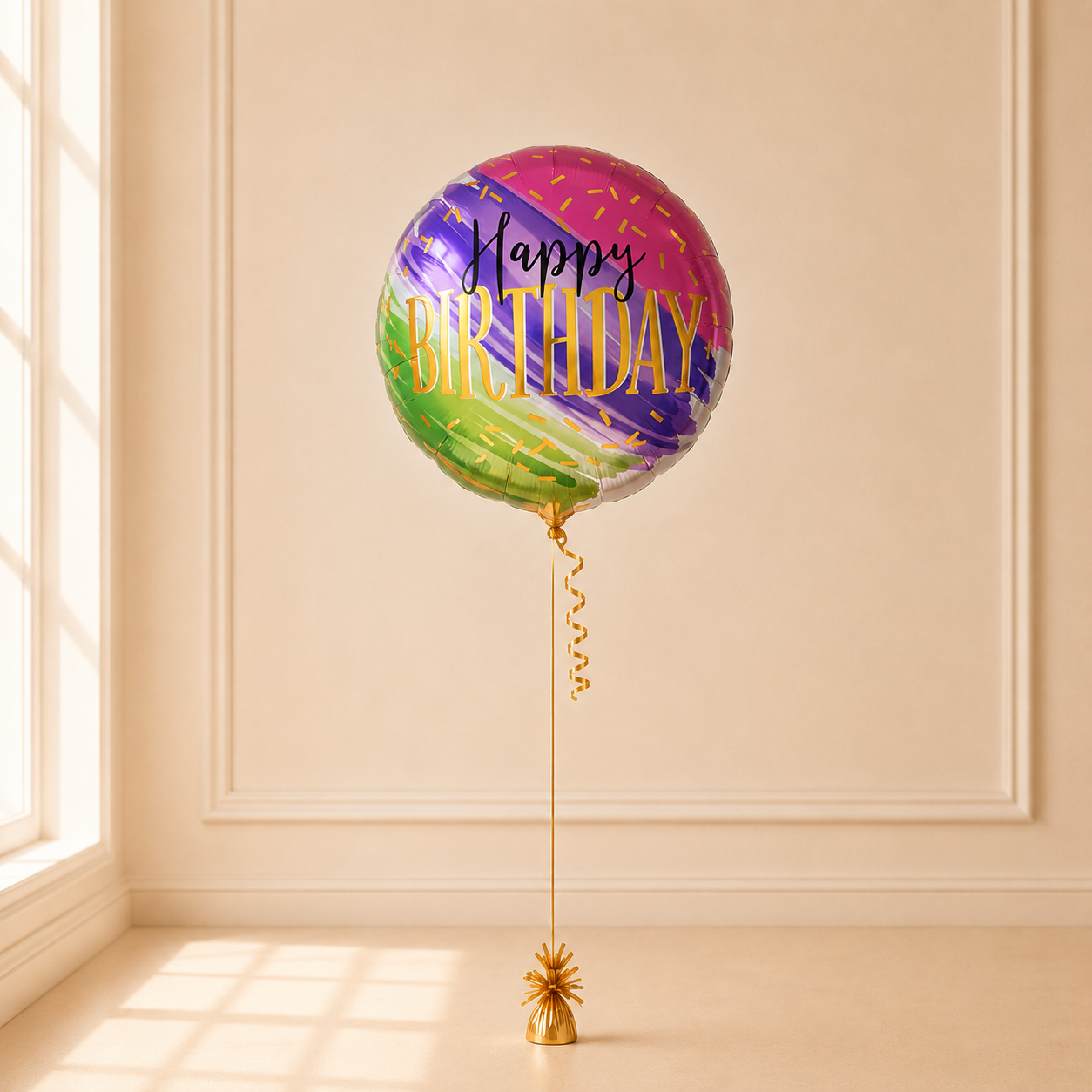 Happy Birthday Paint Balloon